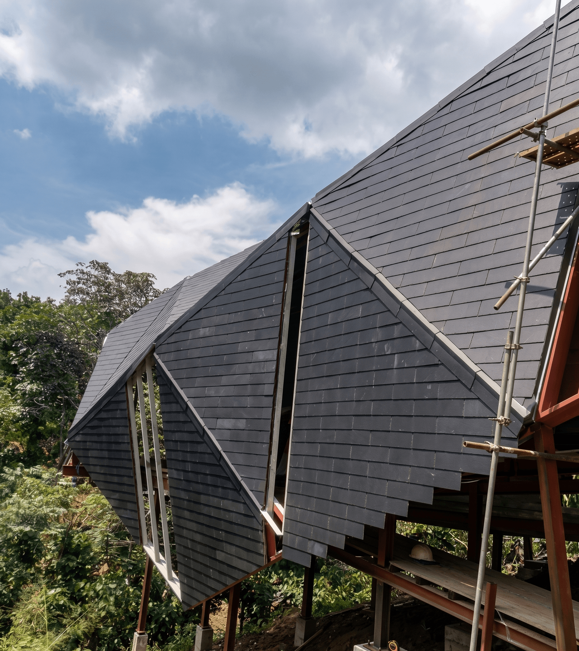 Modern Architectural Roof at Akurassa gallery 1