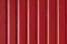 Red fluted panels